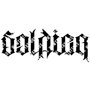 Soldier / Brother Ambigram Tattoo Instant Download (Design + Stencil) STYLE: L