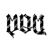 Load image into Gallery viewer, Mom / Dad Ambigram Tattoo Instant Download (Design + Stencil) STYLE: L