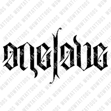 Load image into Gallery viewer, One Love Ambigram Tattoo Instant Download (Design + Stencil) STYLE: B - Wow Tattoos
