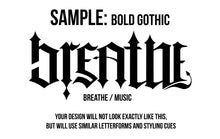 Load image into Gallery viewer, $1000 CUSTOM AMBIGRAM BY MARK &quot;MR. UPSIDEDOWN&quot; PALMER
