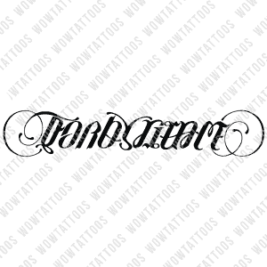 For By Grace / We Are Saved Ambigram Tattoo Instant Download (Design + Stencil) STYLE: D - Wow Tattoos