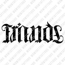 Load image into Gallery viewer, Friends / Forever Ambigram Tattoo Instant Download (Design + Stencil) STYLE: L - Wow Tattoos