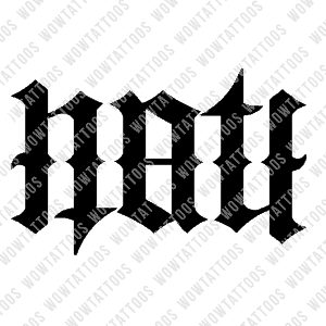 Hate Ambigram Tattoo Instant Download (Design + Stencil) STYLE: F - Wow Tattoos