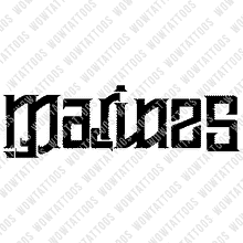 Load image into Gallery viewer, Marines / Semper Fi Ambigram Tattoo Instant Download (Design + Stencil) STYLE: Bionic - Wow Tattoos