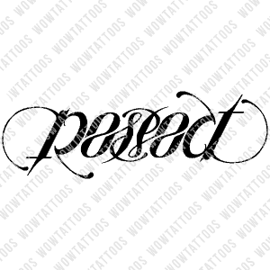 Respect Loyalty Strength Temporary Tattoo / Respect Tattoo / - Etsy
