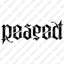 Load image into Gallery viewer, Respect Ambigram Tattoo Instant Download (Design + Stencil) STYLE: L - Wow Tattoos
