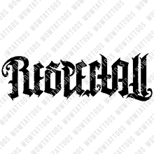 Load image into Gallery viewer, Respect All / Fear None Ambigram Tattoo Instant Download (Design + Stencil) STYLE: E - Wow Tattoos