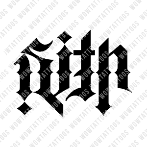 Sith / Jedi Ambigram Tattoo Instant Download (Design + Stencil) STYLE: F - Wow Tattoos